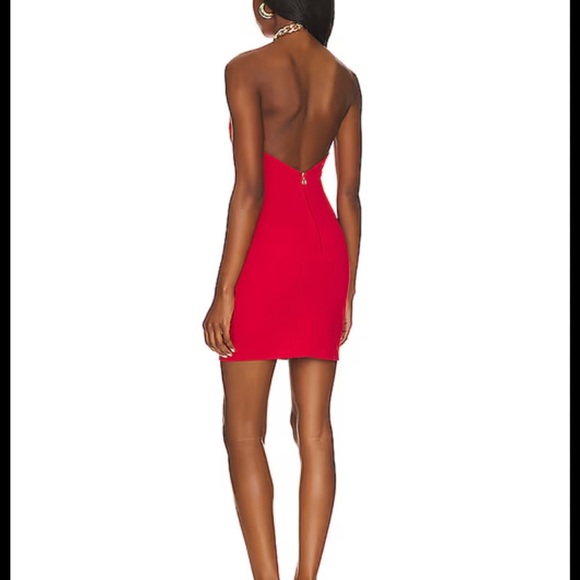 Nwt Scandal Mini Dress in Red Nookie - Picture 3 of 3